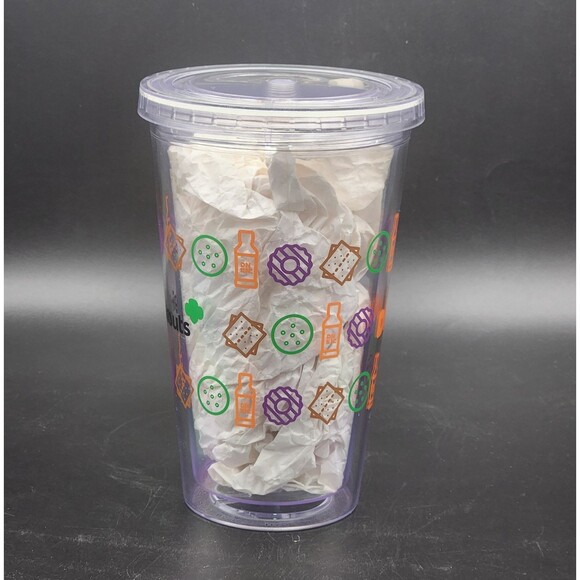 Dunkin Tumbler Girl Scout Cookies Scouts Scouting Cup With Lid No Straw 16 oz - Picture 3 of 9